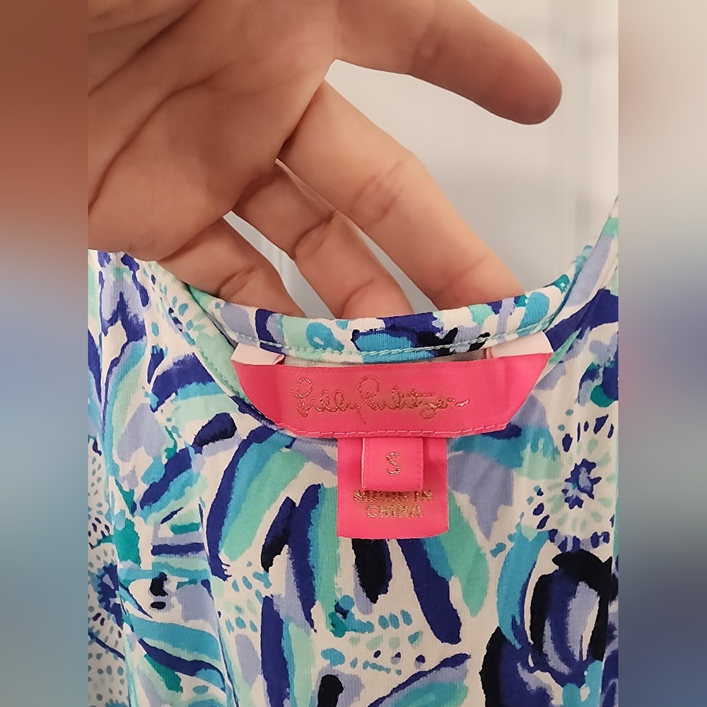 Lilly‎ Pulitzer jarret romper, size S, floral - Picture 6 of 10